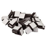 Teacher Created Resources Adhesive/Magnet Squares, 1/2", Black, 100 Per Pack, 6 Packs (TCR20720-6)