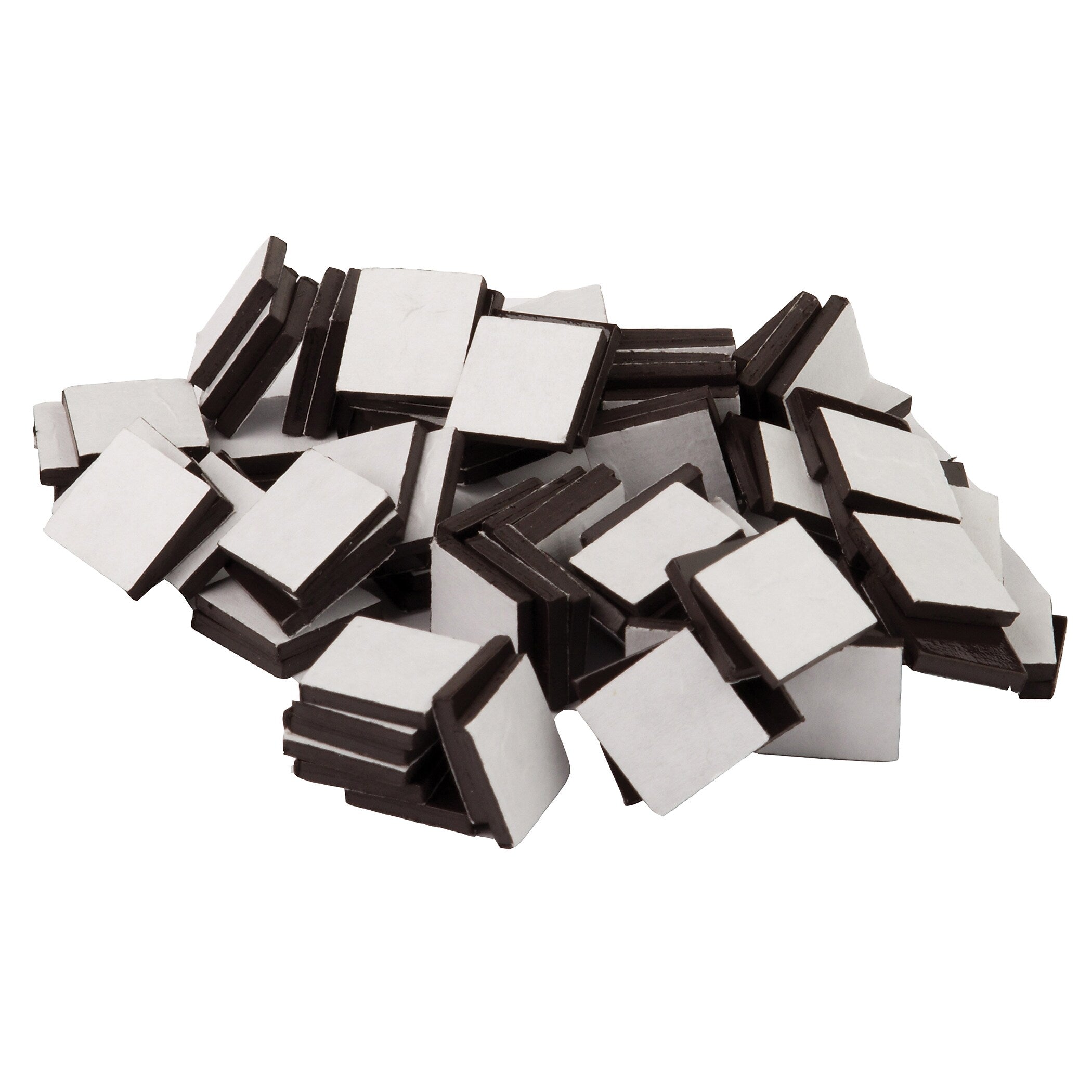 Teacher Created Resources Adhesive/Magnet Squares, 1/2", Black, 100 Per Pack, 6 Packs (TCR20720-6)