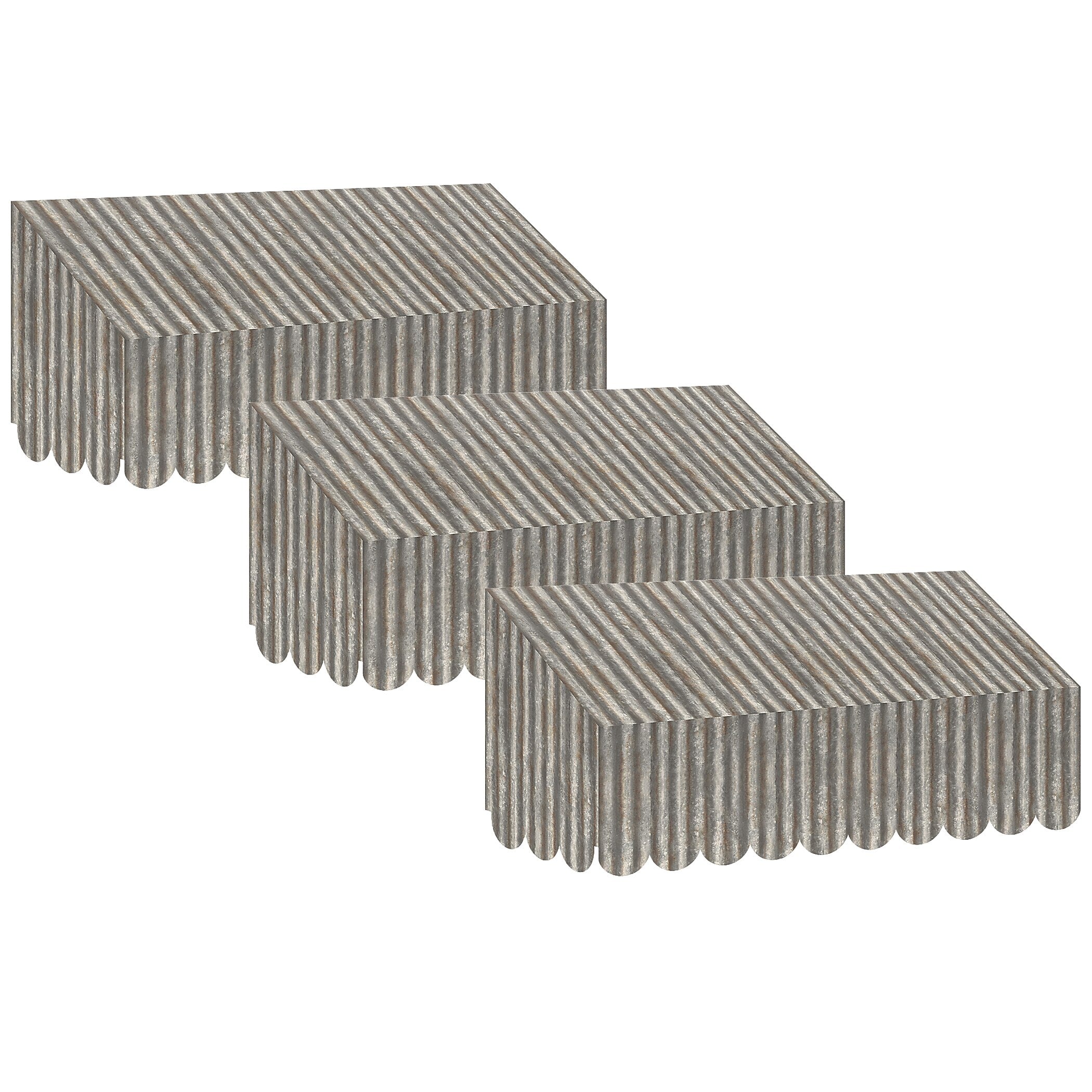 Teacher Created Resources Home Sweet Classroom Corrugated Metal Design Awning, Pack of 3 (TCR77180-3)
