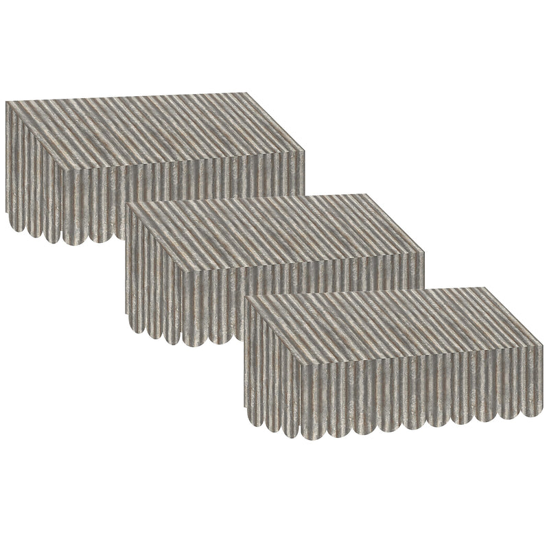 Teacher Created Resources Home Sweet Classroom Corrugated Metal Design Awning, Pack of 3 (TCR77180-3)