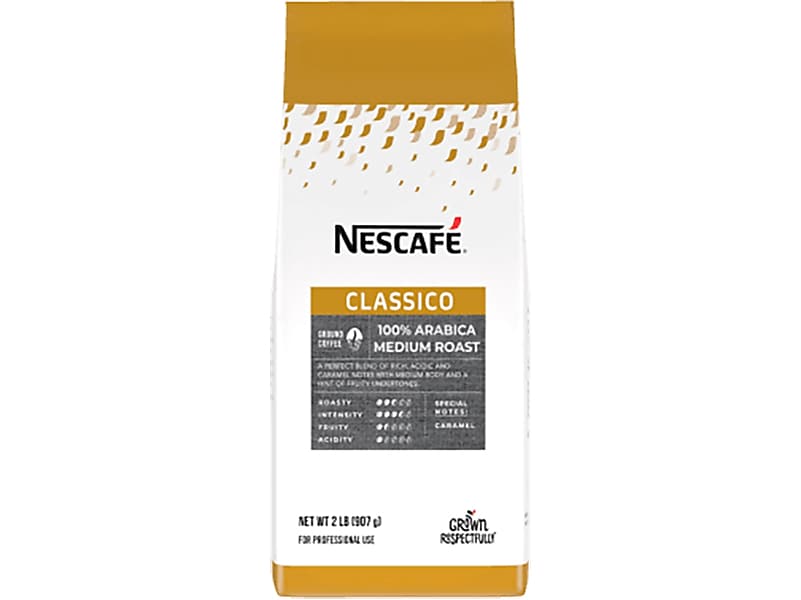Nescafe Classico Coffee, Medium Roast, 32 Oz., 6/Carton (12467579)