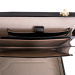 McKlein REAGAN Leather Briefcase, Laptop Compatible, Black (80445)