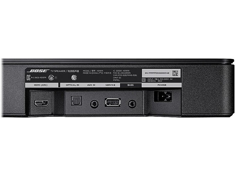 Bose TV Speaker, Black (838309-1100)