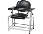 Viva Comfort Padded Phlebotomy Blood Drawing Chair, Black (997-01-BLK)
