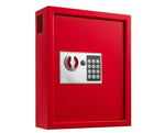 AdirOffice 40 Key Electronic Keypad Cabinet, Red (680-40-RED)