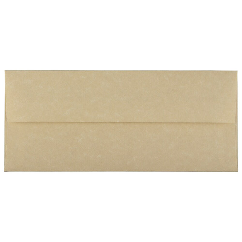 JAM Paper #10 Business Envelope, 4 1/8" x 9 1/2", Brown, 25/Pack (V01722)