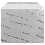 JAM Paper 5 x 6.125 Booklet Foil Envelopes with Self-Adhesive Closure, Silver Film Design, 25/Pack (1323265)