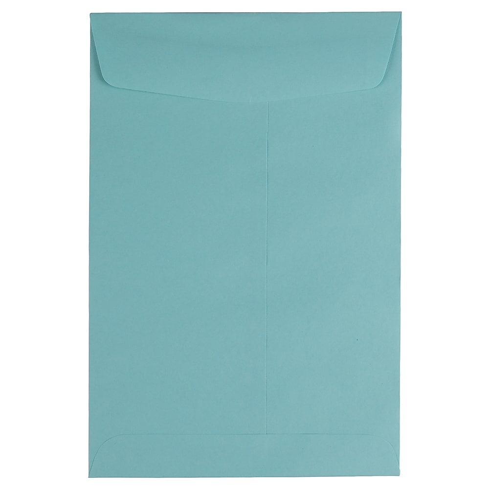 JAM Paper 6 x 9 Open End Catalog Envelopes, Aqua Blue, 25/Pack (31287520)