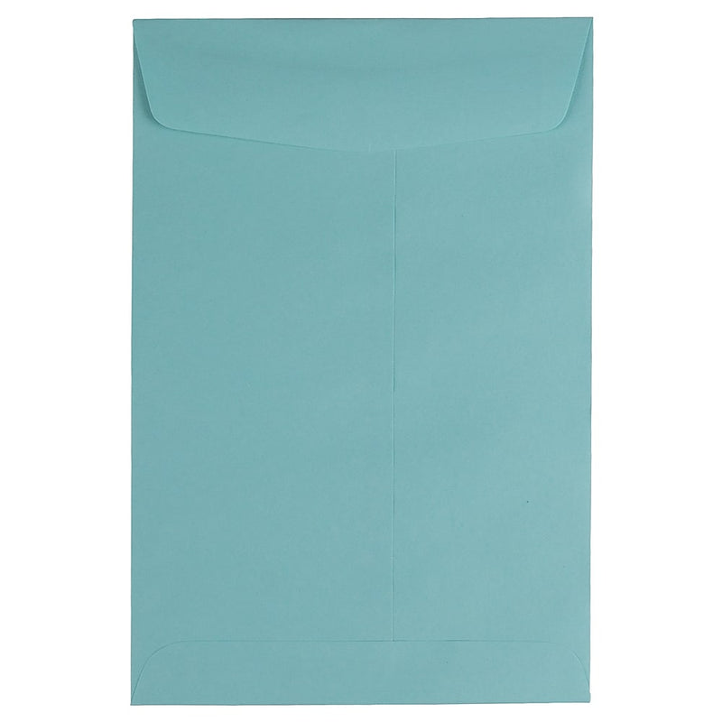 JAM Paper 6 x 9 Open End Catalog Envelopes, Aqua Blue, 25/Pack (31287520)
