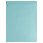 JAM Paper 9" x 12" Open End Catalog Envelopes, Aqua Blue, 10/Pack (31287530C)