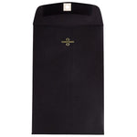 JAM Paper 6 x 9 Open End Catalog Envelopes with Clasp Closure, Black, 100/Pack (87915)