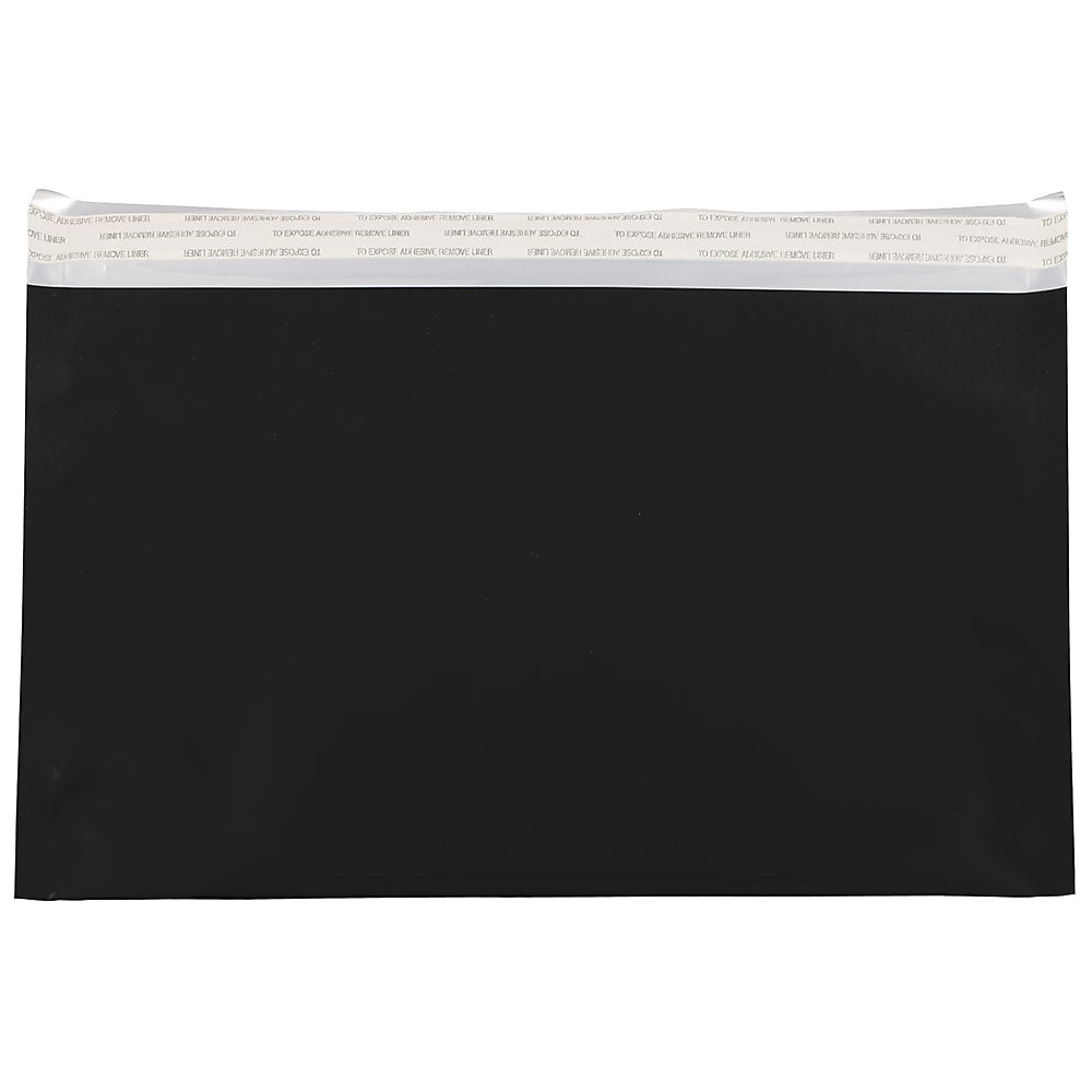 JAM Paper 6.125 x 9.5 Booklet Foil Envelopes with Self-Adhesive Closure, Black, 25/Pack (1323282)