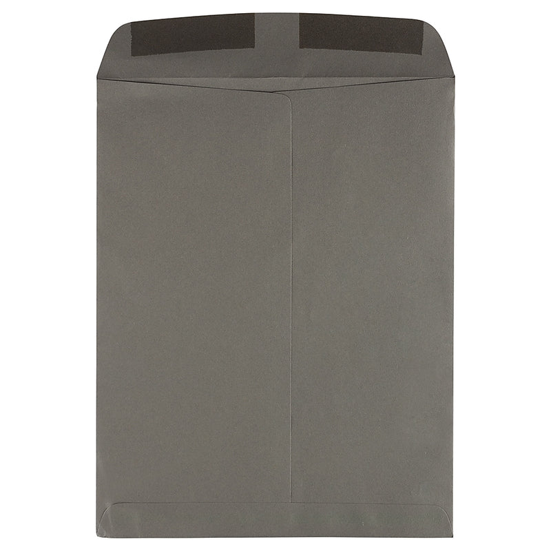 JAM Paper 10" x 13" Open End Catalog Envelopes, Dark Grey, 10/Pack (21285784B)
