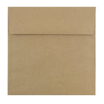 JAM Paper 8.5 x 8.5 Kraft Square Invitation Envelopes, Brown Kraft Paper Bag, 25/Pack (LEKR505)