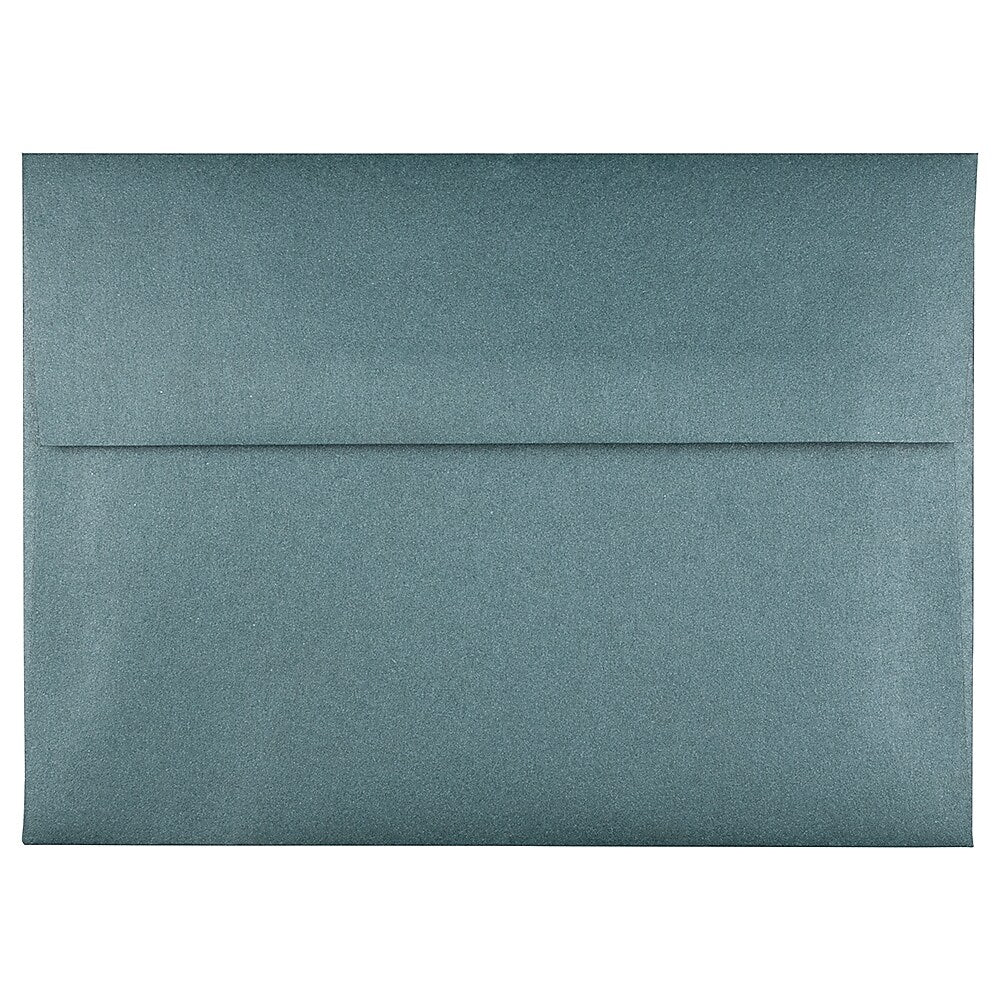 JAM Paper A7 Metallic Invitation Envelopes, 5.25 x 7.25, Stardream Malachite Deep Green, Bulk 1000/Carton (GCST703B)