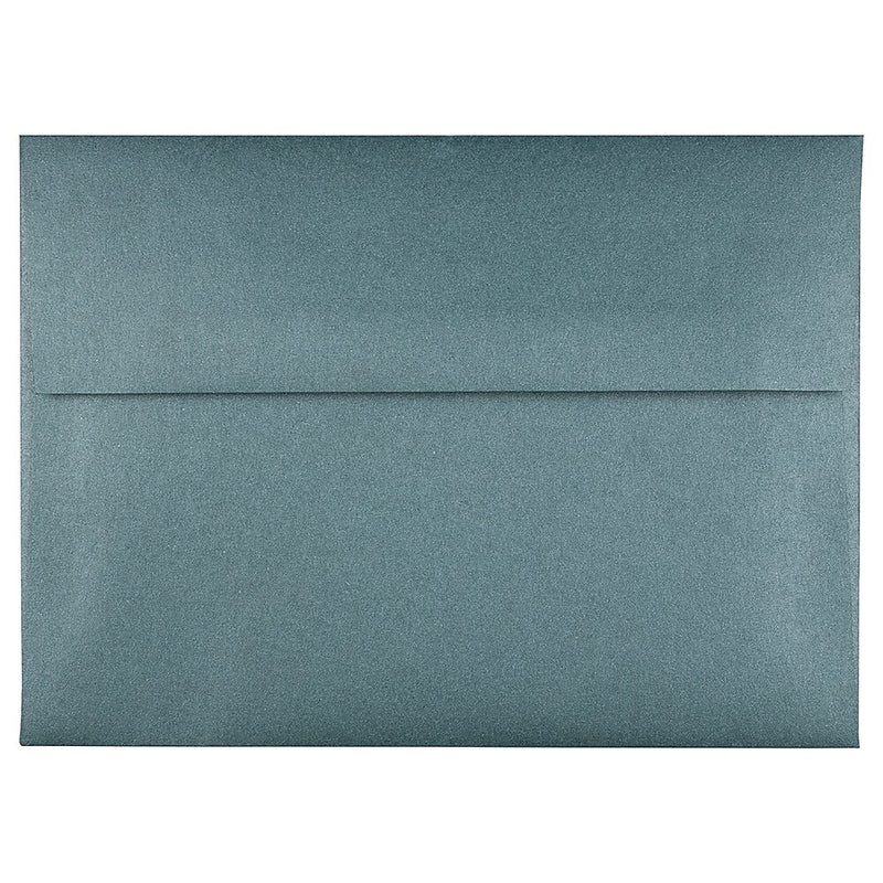 JAM Paper A7 Metallic Invitation Envelopes, 5.25 x 7.25, Stardream Malachite Deep Green, Bulk 1000/Carton (GCST703B)