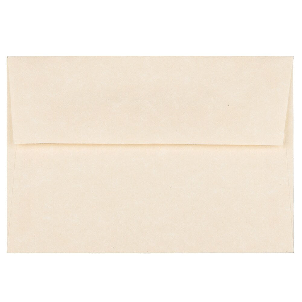 JAM Paper 4Bar A1 Parchment Invitation Envelopes, 3.625 x 5.125, Natural Recycled, 25/Pack (900795107)