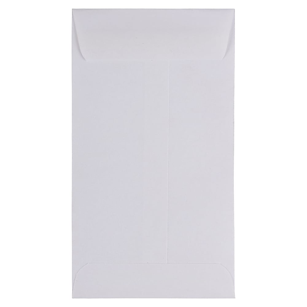 JAM Paper #6 Coin Business Envelopes, 3.375 x 6, White, Bulk 1000/Carton (01623184B)