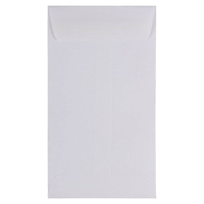 JAM Paper #6 Coin Business Envelopes, 3.375 x 6, White, Bulk 1000/Carton (01623184B)