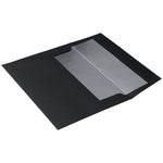 JAM Paper A7 Foil Lined Invitation Envelopes, 5.25 x 7.25, Black Linen with Silver Foil, Bulk 1000/Carton (03243688B)