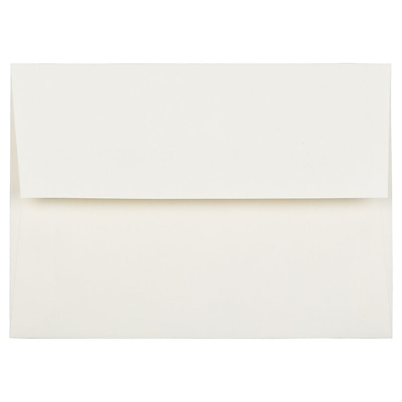 JAM Paper A7 Foil Lined Invitation Envelopes, 5.25 x 7.25, Ecru with Gold Foil, 25/Pack (2354150)