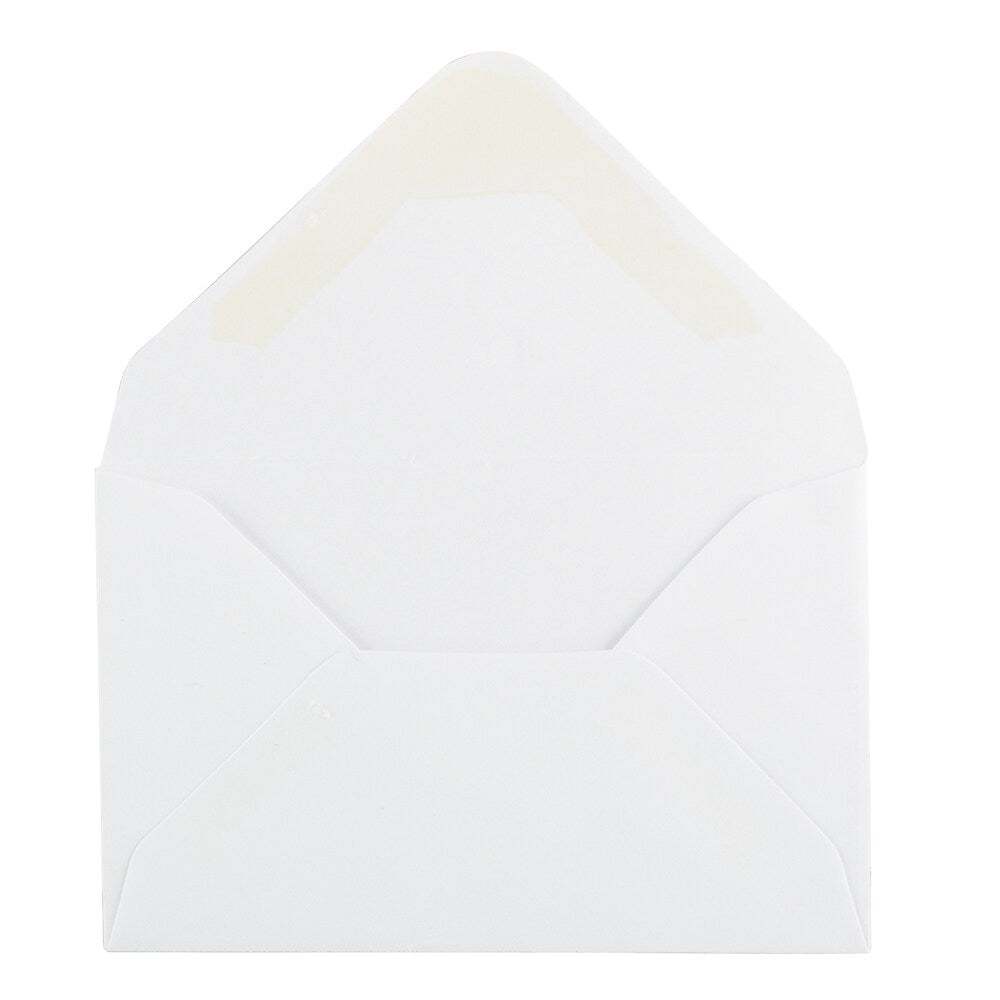 JAM Paper Gummed Mini Envelopes, 2.75" x 3.75", White, 1000/Carton (0201246B)