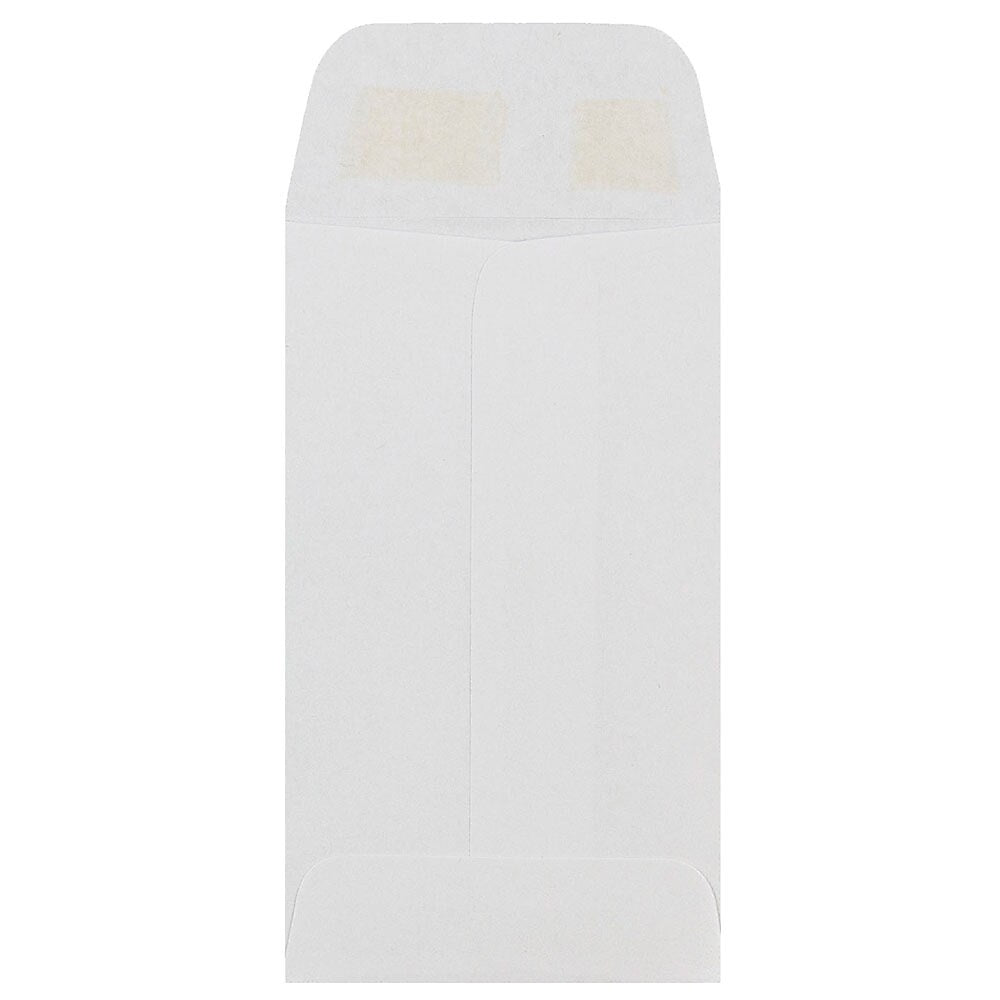 JAM Paper #3 Coin Envelope, 2 1/2" x 4 1/4", White, 1000/Carton (01623183B)