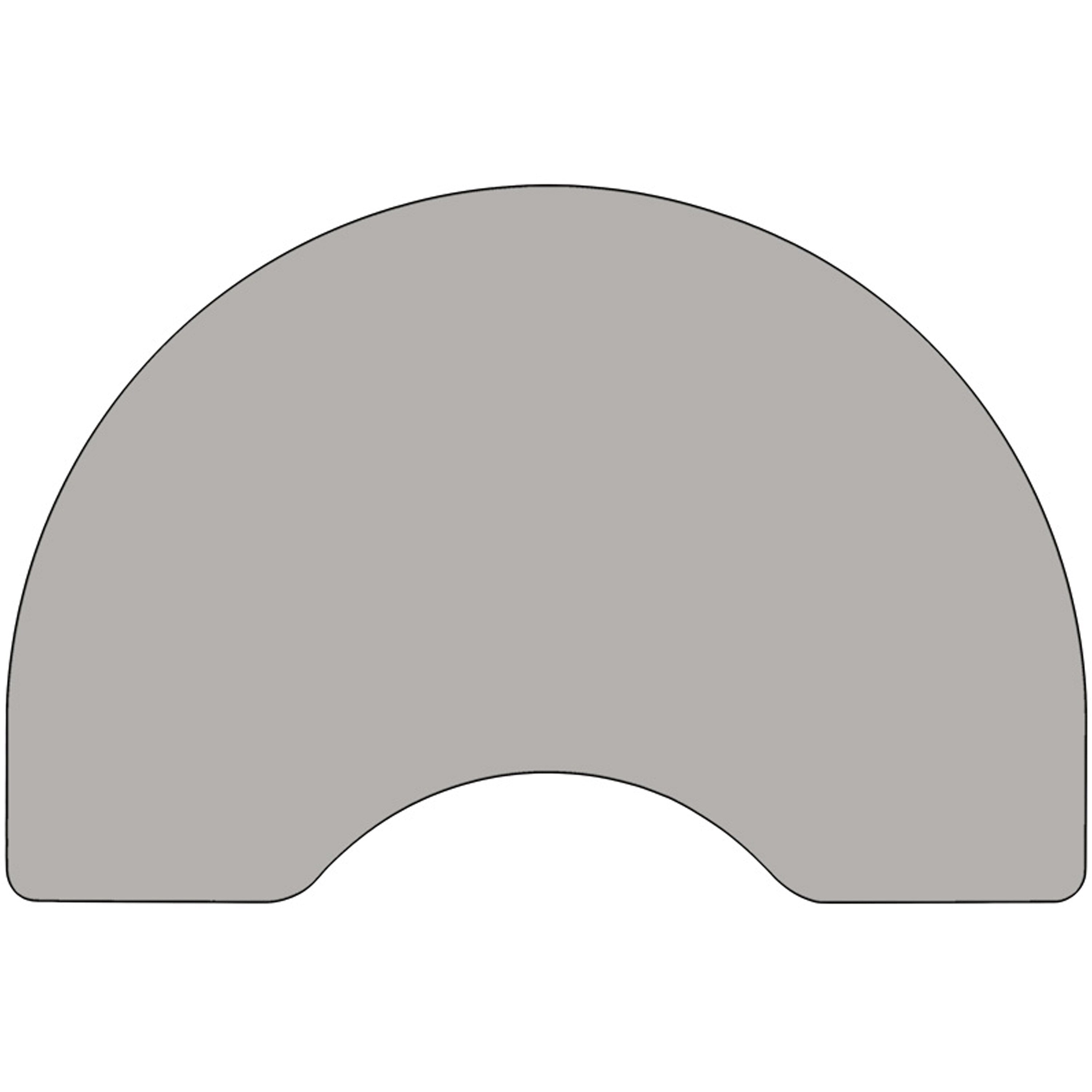 Flash Furniture Wren Kidney Activity Table, 48" x 96", Height Adjustable, Gray (XUA4896KIDGYHA)