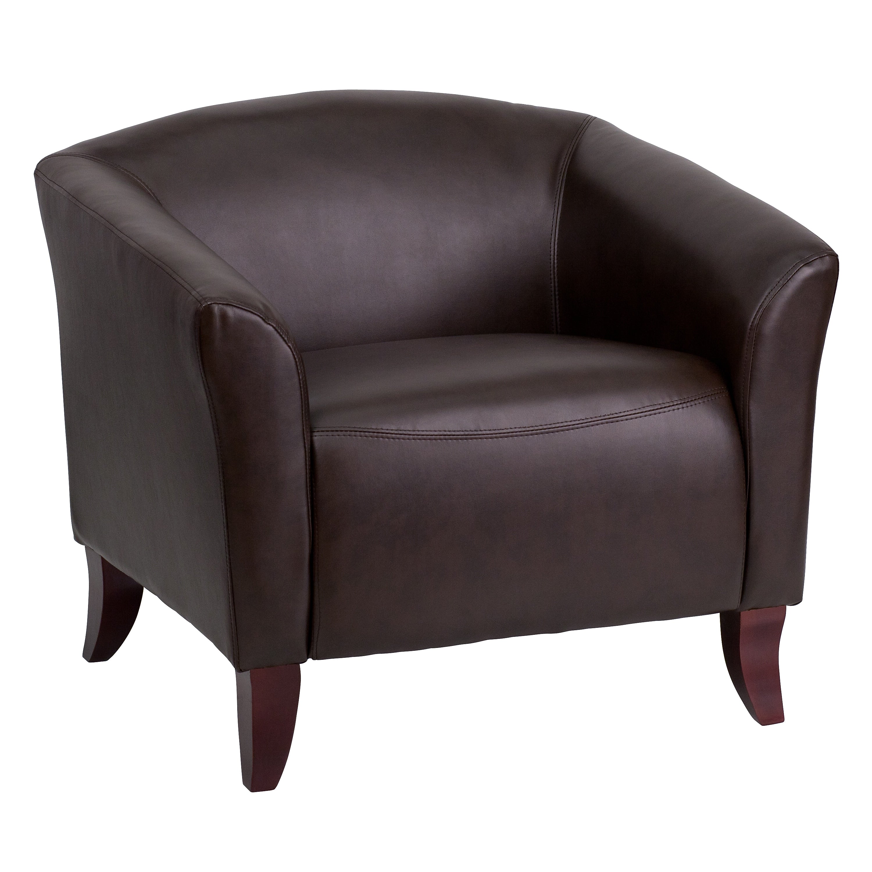Flash Furniture Hercules LeatherSoft Guest Chair, Brown (1111BN)
