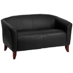Flash Furniture HERCULES Imperial Series 52" LeatherSoft Loveseat, Black (1112BK)