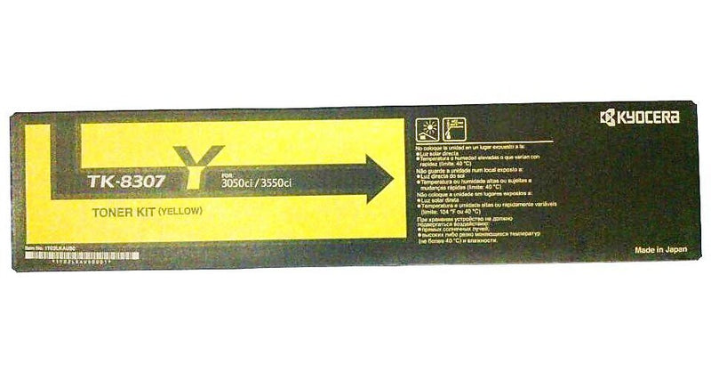Kyocera TK-8307Y Yellow High Yield Toner Cartridge