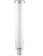 San Jamar C4160WH Small Pull Type Water Cup Dispenser, White