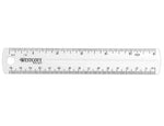 Westcott Shatterproof 6" Plastic Standard Ruler, Clear (45016))