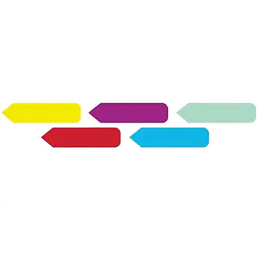 Redi-Tag® Mini Arrow Page Flags, Blank, Assorted Colors, 1 1/4" x 5/16", 154/Pack (72001)