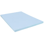 Flash Furniture Capri Comfortable Sleep Full Size Cooling Gel Memory Foam Mattress Topper, Blue, 54.3" x 75.5" x 3"  (MRM353F)