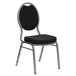 Flash Furniture Hercules Contemporary Metal Dining Chair, Silver Vein Frame (FDC04SVS076)