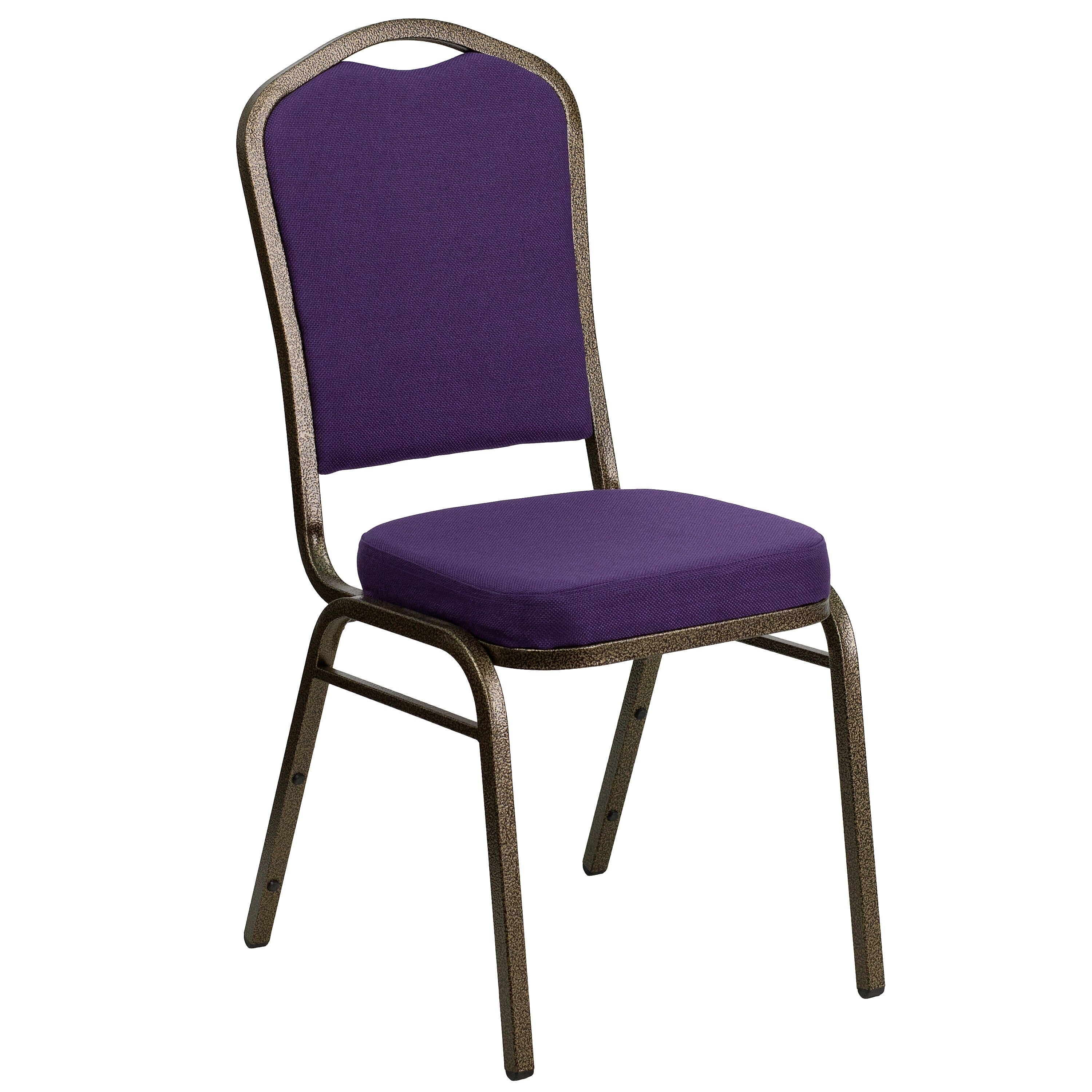 Flash Furniture Hercules Contemporary Metal Dining Chair, Gold (FDC01PURGV)