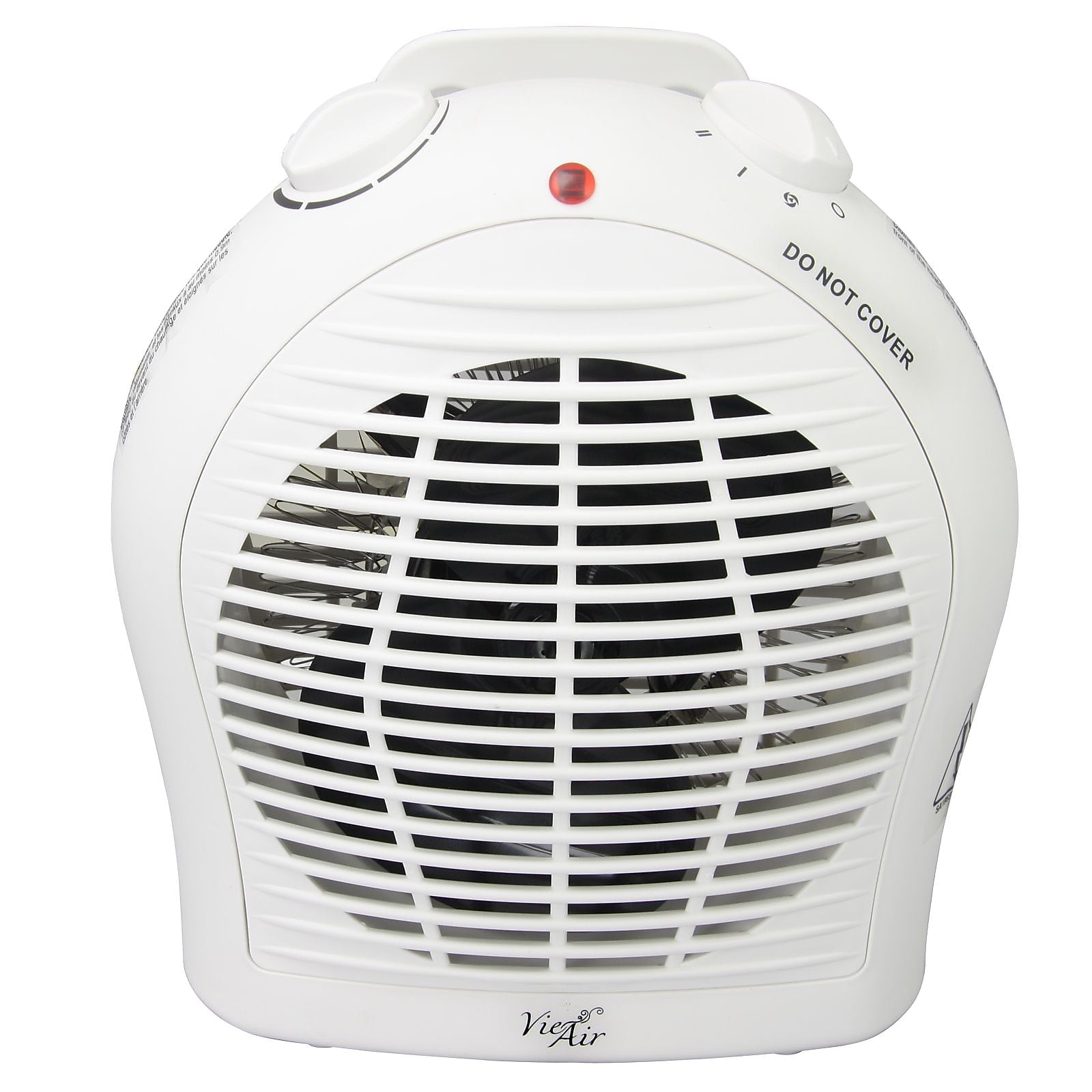 Vie Air 1500W Portable 2 Setting Fan Heater, White (VA-305)