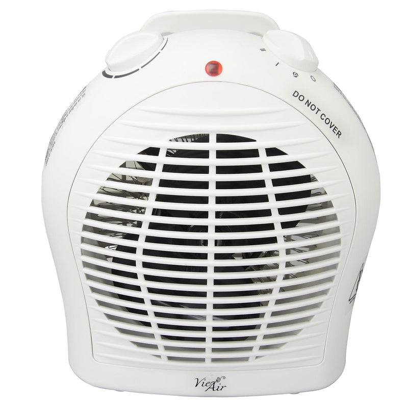 Vie Air 1500W Portable 2 Setting Fan Heater, White (VA-305)