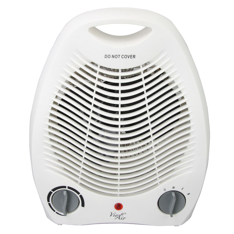 Vie Air 1500-Watt Portable Ceramic Electric Heater, White (VA-207C)