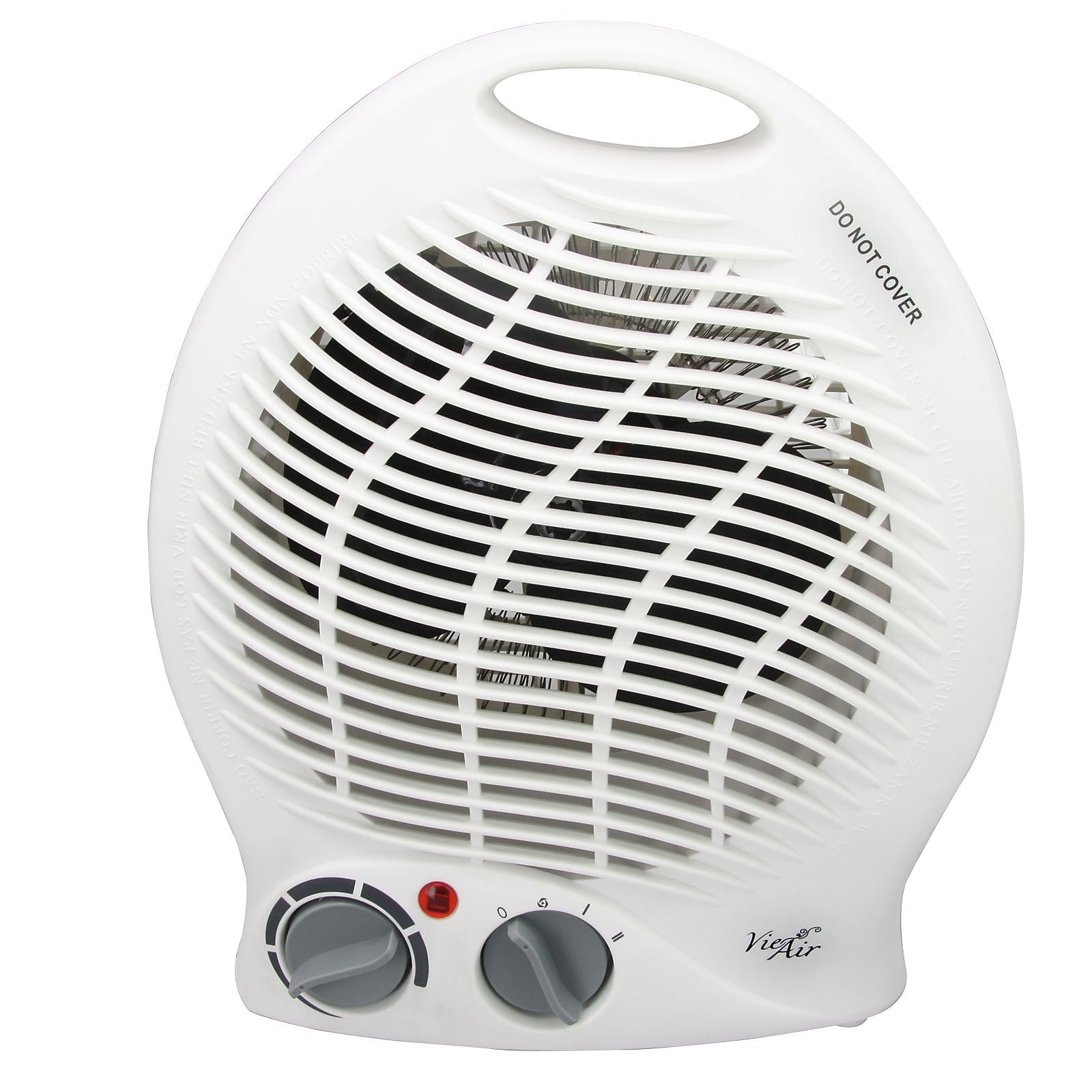 Vie Air 1500W Portable 2 Setting Fan Heater, White (VA-301B)