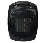 Vie Air 1500W Portable 2 Setting Fan Heater, Black (VA-603A)