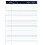 Ampad Gold Fibre Notepads, 8.5" x 11.75", Wide Ruled, White, 50 Sheets/Pad, 4 Pads/Pack (TOP20-031R)