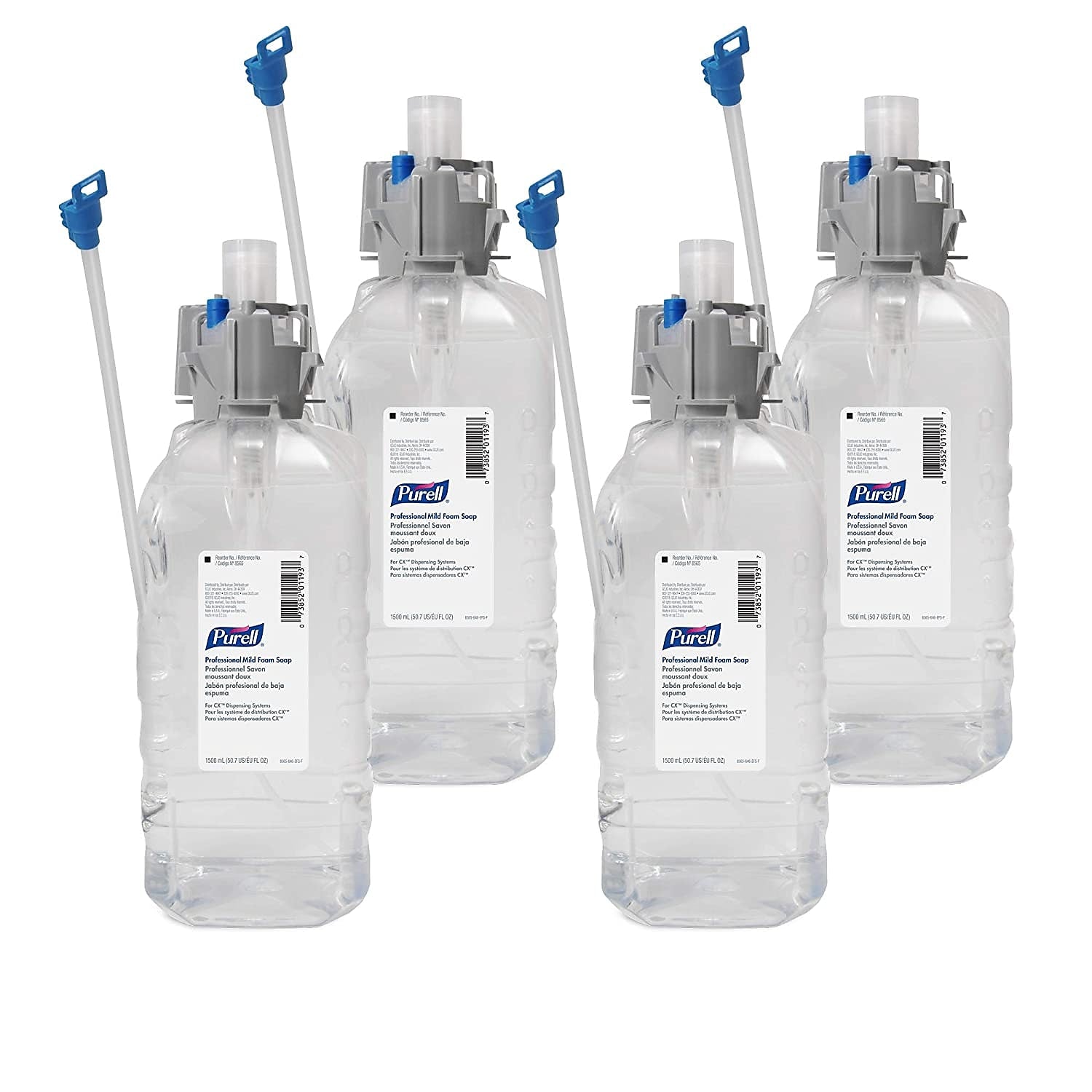 PURELL Professional Foaming Hand Soap Refill for CX Dispenser, 1500ml., 4/Carton (8565-04)