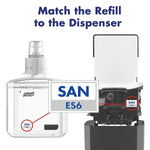 PURELL ES 6 Automatic Floor Stand Hand Sanitizer Dispenser, Silver/Graphite (7316-DS-SLV)