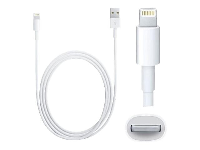 4XEM USB-A Charging Kit for Apple, 25W, White (4XIPADKIT3)