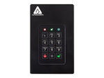 Apricorn Aegis Fortress 5TB, External Hard Drive, Black (AFL3-5TB)