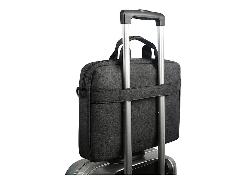 Lenovo Casual 15.6" Fabric Water Resistant Laptop Bag, Charcoal Black (GX40Q17229)