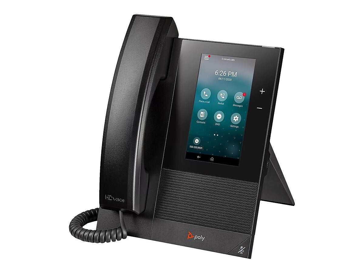 Poly CCX 400 OpenSIP 2200-49700-025 Corded Phone, Black