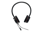 Jabra Evolve 20 UC Stereo Noise Canceling Headset, On Ear, Black (4999-829-289)